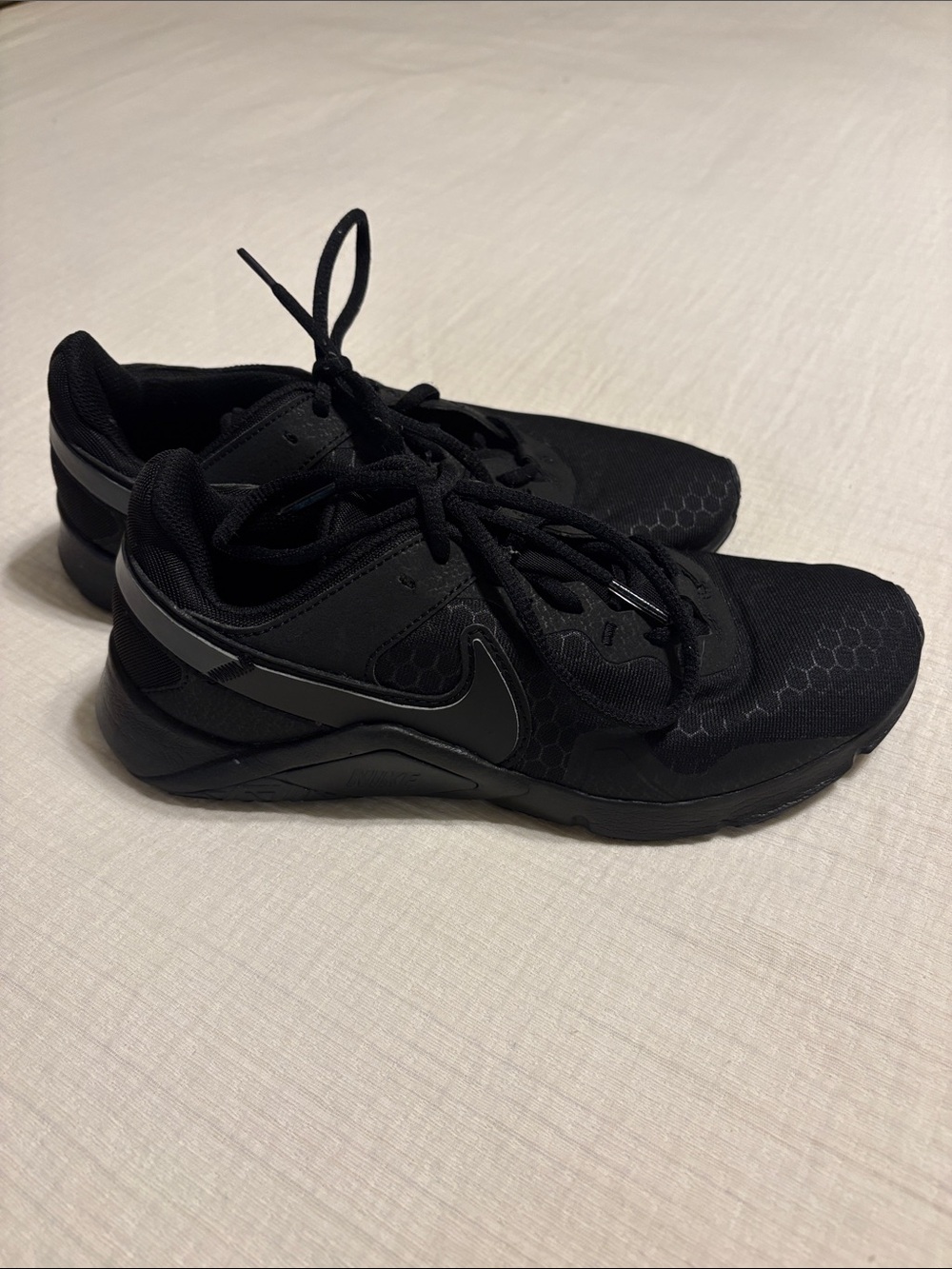 Nike Women's Black Reflective Swoosh Training Sneakers